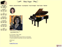 Tablet Screenshot of marysugarmusic.com